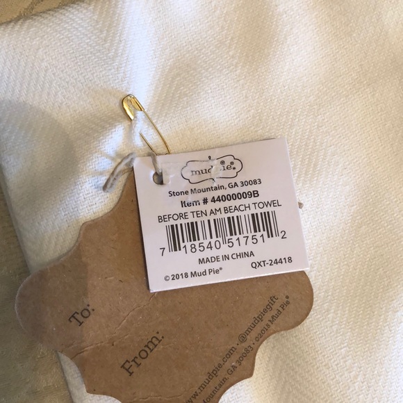 Mud Pie Dish/Hand/Kitchen Towel - Picture 3 of 3